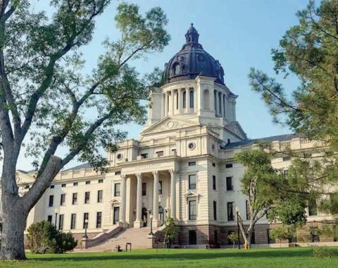 South Dakota State Capitol in Pierre. Photo courtesy of the SD Tourism Dept.