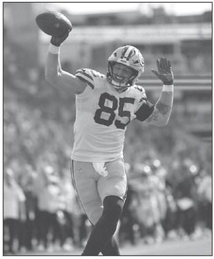 Timber Lake native Tucker Kraft is tearing it up in the NFL but he hasn’t forgotten where he comes from. He talked about Timber Lake live on the NFL Network. Photo courtesy of Green Bay Packers