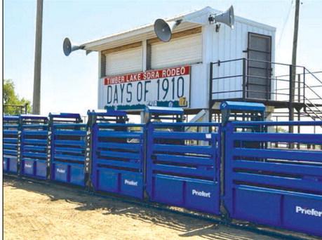 The Timber Lake Rodeo Association recently made a significant investment in its arena, installing all new bucking chutes in time for the 2023 Days of 1910 Rodeo slated July 29-30. Photo by Jon Flatland