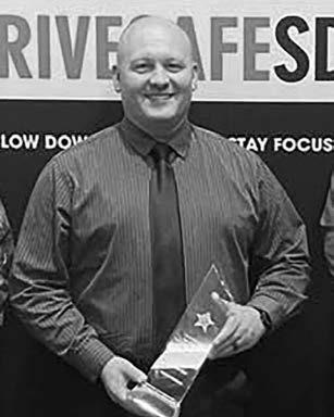 Sgt. Mike Varilek receives Highway Safety Officer of the Year award