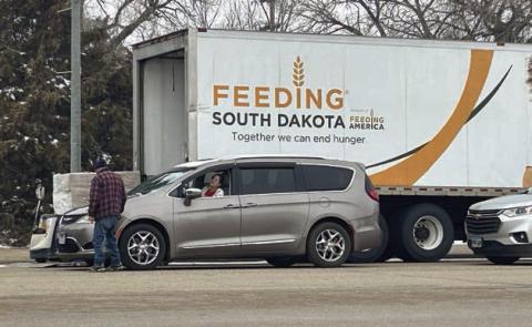 Feeding South Dakota provides food to hundreds of families in Isabel, Eagle Butte and Dupree each month. The organization is active in all 66 counties in South Dakota. File photo by Jon Flatland