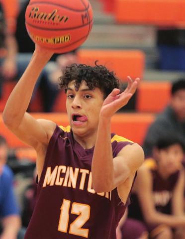 McIntosh guard Alex Archambault scored 10 points versus the Harding Co. Ranchers.
