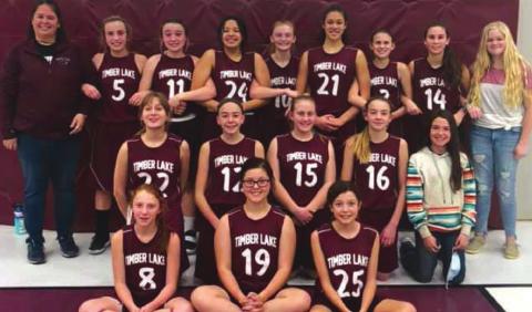 Panther JH girls place 5th at LMC tourney