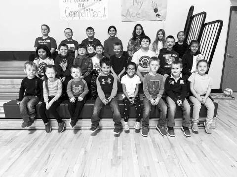 FRONT (L-R): Reed Winterberg, Bexley Dupris, Trevor Aberle, DW Scholtz, Meisha Agard, Vern Long, Quayde Gill, Mya Peterson; MIDDLE: Winter Fernandez, Brody Kraft, Shayde Curley, Colton Ridl, Gus Anderson, Carter Webb, Colton Mowrer, Ava Grant; BACK: Trent Russell, Garrett Nilson, Baylor Bickel, Kylie Lawrence, Tessla Taylor, Lillian Handeland, Remi Weidmer.