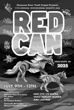 CRYP annual RedCan Graffiti Jam underway in Eagle Butte