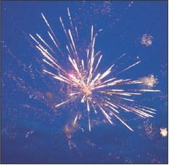 The volunteer Fire Departments in both Timber Lake and Isabel treated local residents and visitors to impressive fireworks displays after dusk last Friday, July 4. Photo by Jon Flatland
