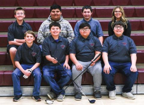 Timber Lake Panthers golf team 2022