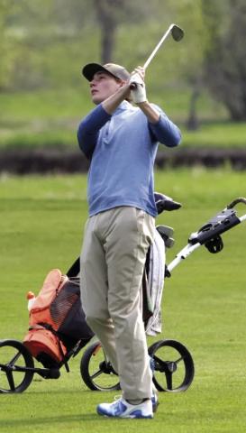 McIntosh sophomore Wyatt Larson carded a 1-over-par 73 to win his fourth consecutive Region 6B golf championship on Monday, May 20.
