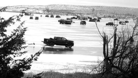 Participation in this year’s Lake Isabel Fishing Contest was up compared to previous years as the recent subzero cold streak snapped on Sunday, bringing high temperatures in the low 20s for competitors to contend with. While the weather cooperated, participants said the fish did not, as very few lunkers were landed during the event.