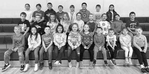 FRONT (L-R): Lincoln Biegler, Taylor Dupris, Dylan DuPreez, Charlie Taylor, Lyllian Tesch, Emma Schlosser, Koleson Long, Cade Linderman, Thea Eigelaar, Rhett Aberle; 2ND ROW: Quayde Gill, Ryder Veit, Brie Parker, Rose Maher, Cassidy Winterberg, Andrew Zeug, Blakely Brown Otter, Kian Rousseau, Blane Biegler; 3RD ROW: Sophia Gross, Finley Boldt, Colton Mowrer, Barrett Maciejewski, Cecelia Muller, Luhan Fourie, Stetson Schweitzer, Brooklyn Longbrake.