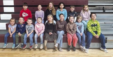 Front (l-r): Hazel Spiel, Rhett Bridges, Kazmer Lamb, Thea Eigelaar, Remi Aberle, Ivy Gourneau, Rowan Maher, Lydia O’Bryan, DW Scholtz; Back: Shayde Curley, Zoey Spiel, Lizzie Keller, Waniyetu Fernandez, Milo Linderman, Harper Biegler.