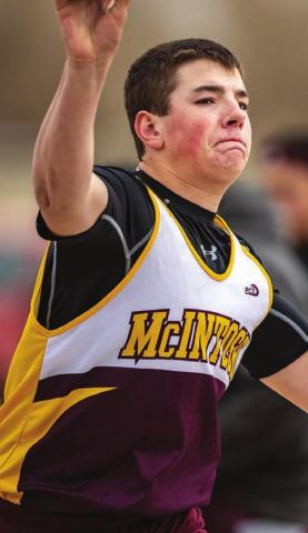 Hinsz leads McIntosh Middle School at MYO track meet