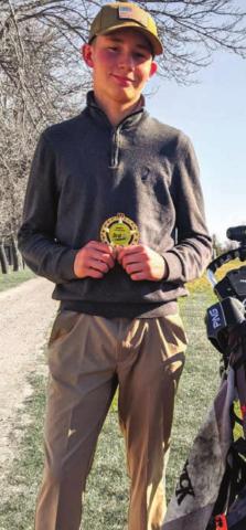Larsen excelling on the links ...