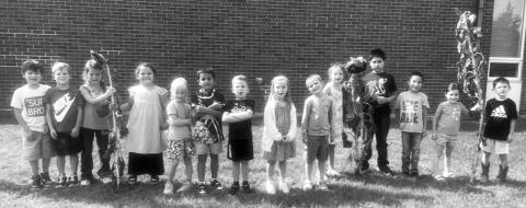 L-R: Desmond Gutierrez, Canyon Quaschnick, Harper O’Leary, Tempest Smolik, Josie Truax, Pieter Scholtz, Layson Gimbel, Remi Aberle, Ryder Schrempp, Rylie Traversie, Jacoby Miner-Azure, Carl Red Bear, Sawyer Schweitzer, Koleson Long.