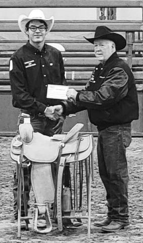 Chazz Gabe of Timber Lake was crowned the Northwest Ranch Cowboy Association (NRCA) Finals Rodeo Champion in bull riding. Gabe is a 2022 graduate of Timber Lake High School. Photo by NRCA