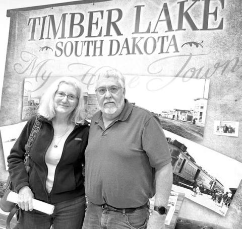 Gary Howell and his wife Vivian were surprised to find his family’s former home during a visit to Timber Lake.