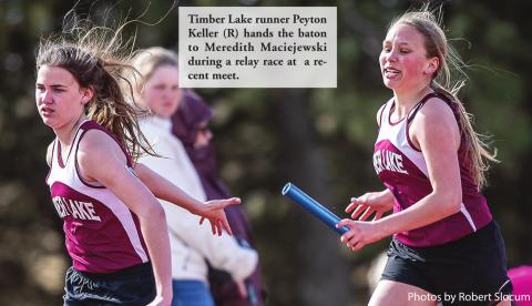 Timber Lake posts six first place