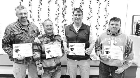 Photo by Kathy Nelson Recognized for service