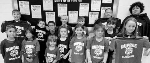 Dupree Elementary Students of the Month