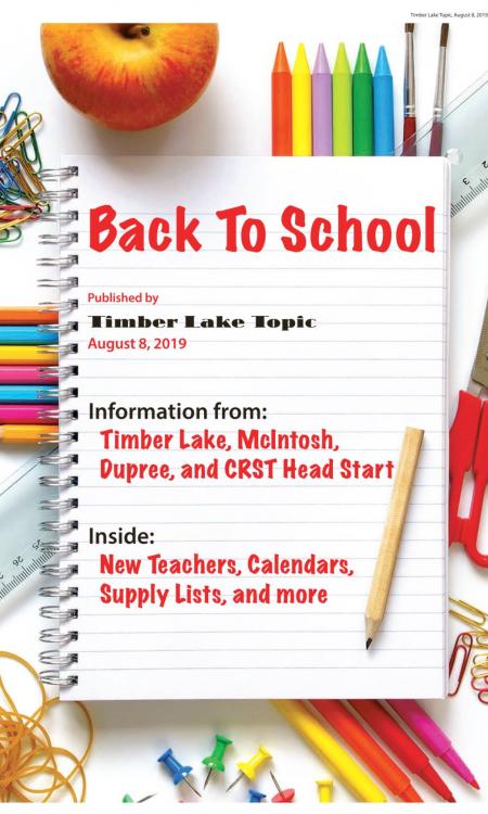 Timber Lake Back To School