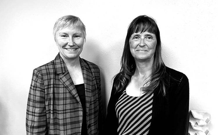 Supt. Lynn Lawson (LEFT) and Business Manager Brenda Kosters were recently hired at the McLaughlin School District.