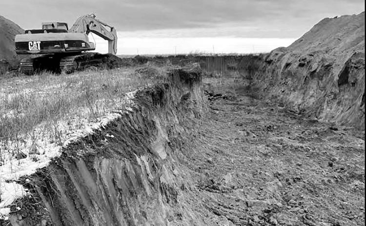 The Timber Lake City Restricted Use Site has more space for dumping solid waste after a major project was recently completed. Miller Construction of Isabel dug a trench, where accumulated rubble — mostly building materials — was buried and covered. The $14,000 project should give the city ample space for collecting material for several years. The improvement was recommended by the S.D. Dept. of Ag and Natural Resourcs in several recent inspections.