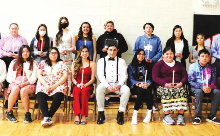McLaughlin National Honor Society inductees