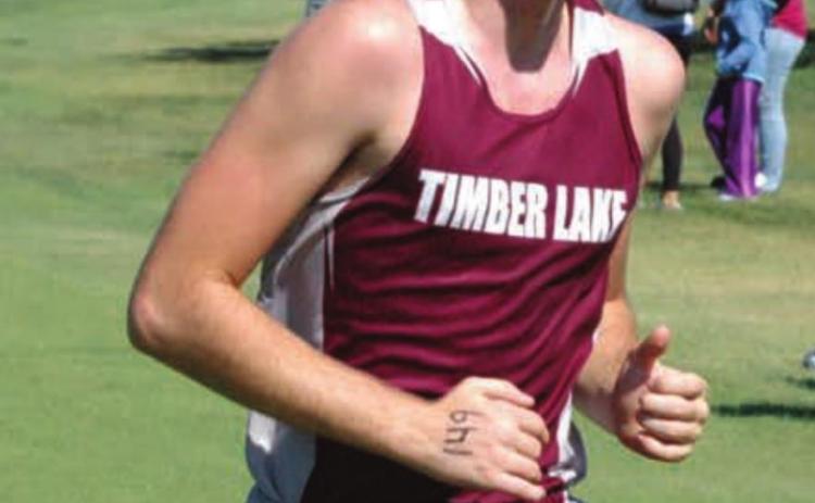 LEFT: Timber Lake’s Ethan Farlee placed 15th in the Ipswich Invite Saturday.