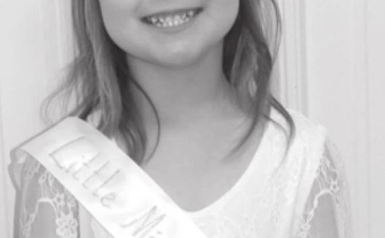 Jacalyn Marshall, Little Miss Pioneer Days, is the daughter of Jill and Danny Marshall.