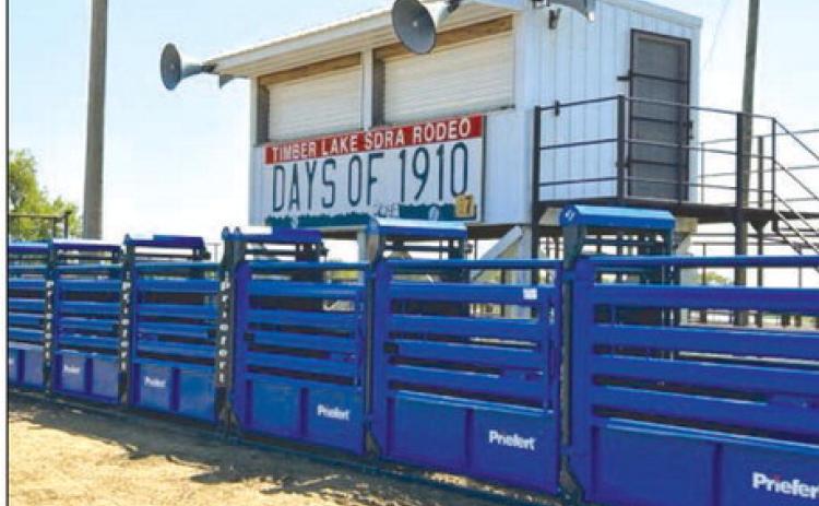 The Timber Lake Rodeo Association recently made a significant investment in its arena, installing all new bucking chutes in time for the 2023 Days of 1910 Rodeo slated July 29-30. Photo by Jon Flatland