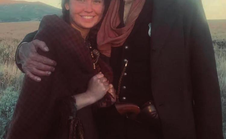 Shantell Brewer, a 2020 graduate of Dupree High School, has been selected to play a part as an extra in an episode of the TV series Yellowstone 1883. She is pictured here with the show’s star, Sam Elliott.