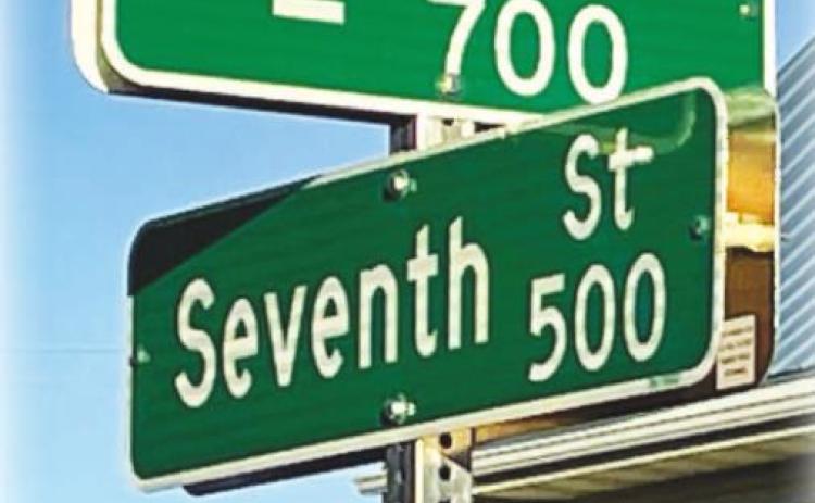 New street name signs and traffic signs are being installed throughout Timber Lake.