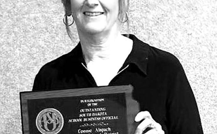 Connie Alspach honored as SD Outstanding School Business Manager