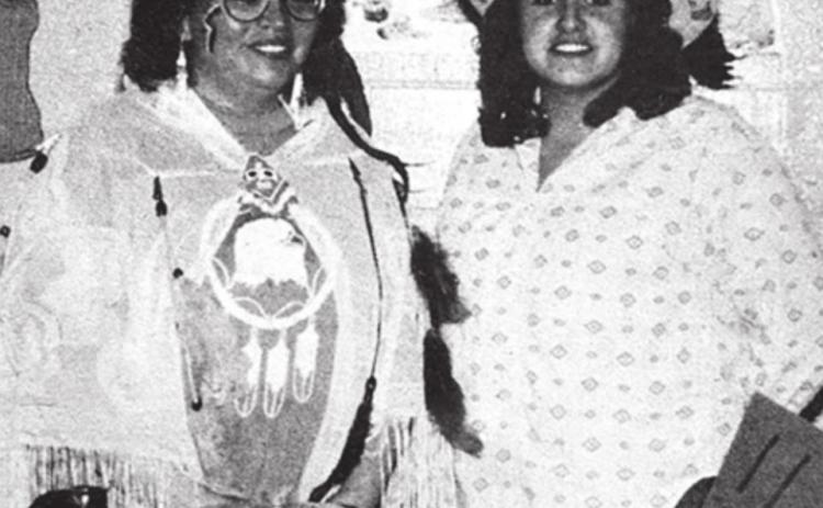 Kim Holzer and Ann Schlosser teamed up to win first place in People’s Choice and third place from the judges in the Second Annual Chili Cookoff held March 28, 1992 at Timber Lake.