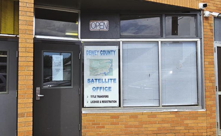 The Dewey County Treasurer’s satellite office is located in the Eagle Butte City Building on Main Street.