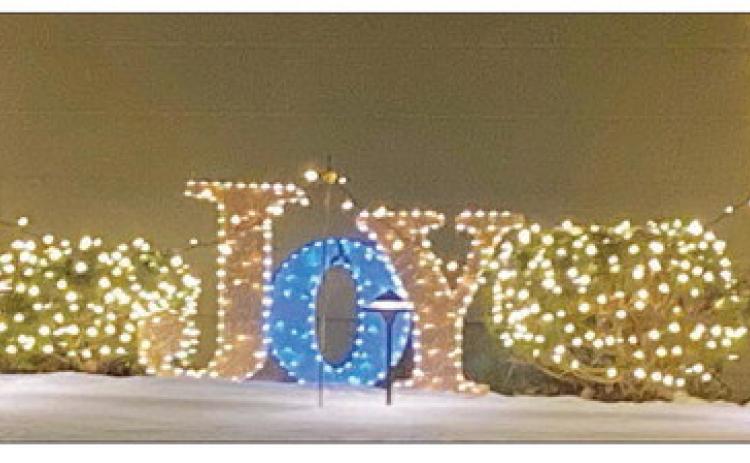This light display at the home of Les and Jeane Mayer on C Street in Timber Lake is one of many making a drive around town worthwhile.