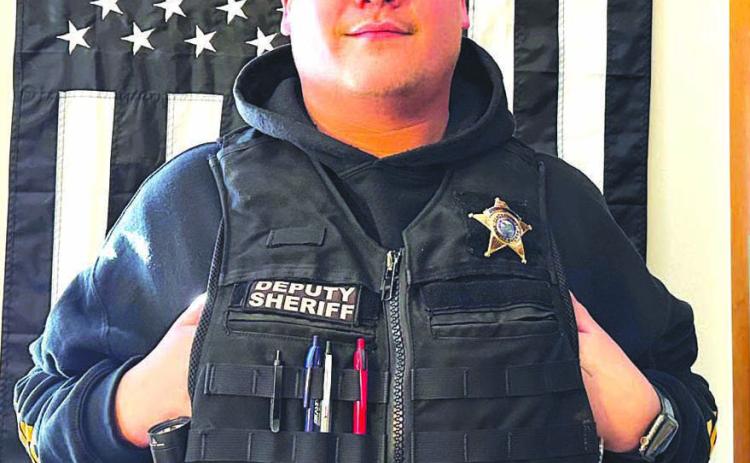 Tristan Sippert of Mobridge has joined the Dewey County Sheriff ’s Office and is currently undergoing field training. He will attend the 13week law enforcement training program in Pierre within the next year.