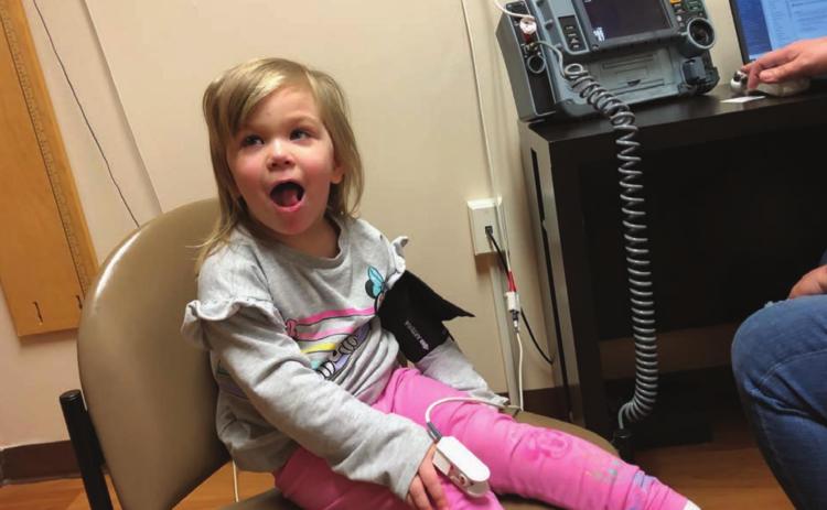Kids at the clinic