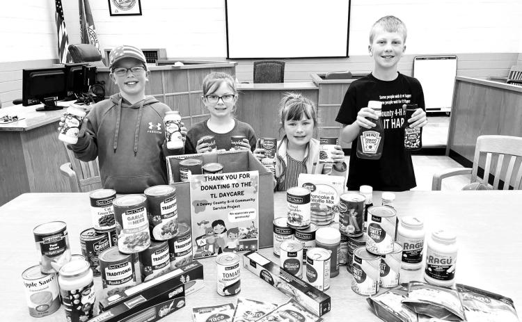 Food drive for Day Care