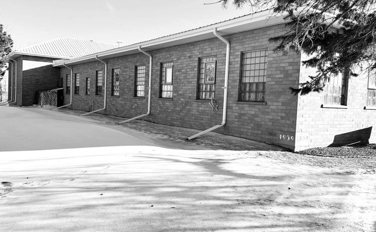Dewey County officials are considering building an addition to the courthouse to create a fireproof vault room to house Register of Deeds records. The photo shows the north side of the building where the addition would be built. Register of Deeds Deborah Goldade has been accumulating funds for that purpose for several years and at their December 28 yearend meeting, the county commissioners voted to hire HKG Architects of Aberdeen to prepare some options for the project.