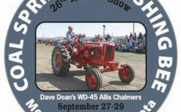 Coal Springs Threshing Bee & Antique Show slated Sept. 27-29