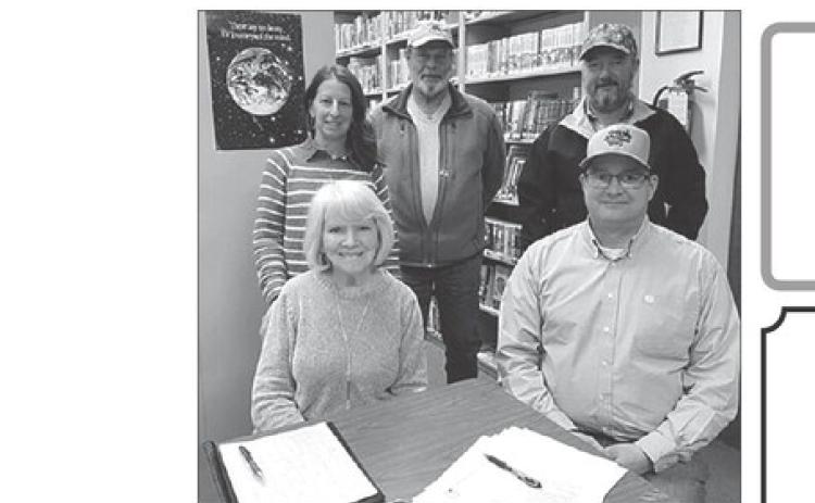 Members of the Timber Lake Area Development board are FRONT (L-R) Barb Gross and Rusty Gebhardt (president); BACK: Kristen Gill (secretary), Joe Scherer (vice-president) and Steve Aberle, who recently replaced Kasey Maher. NOT PICTURED: Board members Corrine Huber (treasurer) and Jace Booth.
