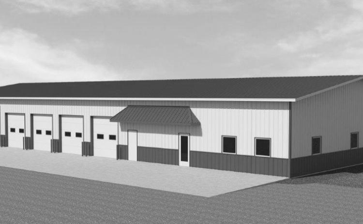 Architect’s drawing of the new West River Teleom building under constrution in McLaughlin. The nearly 7,000 square foot building is located on the east side of the community along U.S. Highway 12. The cooperative is currently located in a residential area about four blocks northwest of the new site.