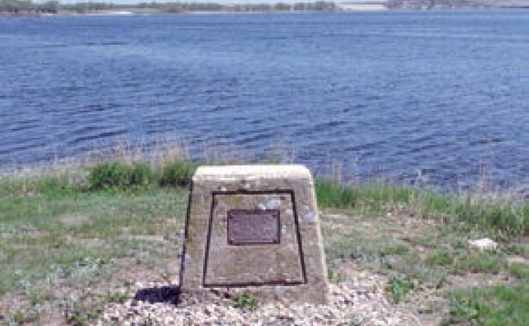 John Neihardt’s “altar of courage” to the subject of one of his poems - Hugh Glass - was removed from the Shadehill Reservoir last fall. The contents of a time capsule said to be inside the monument will be revealed later this month.