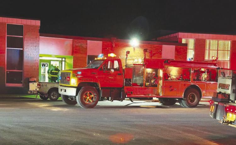 Six emergency vehicles responded to a fire alarm at the Timber Lake School on Wednesday, September 16. It didn’t take long to determine that the smoke alarm was set off by a faulty battery back-up in the tech room next to the library, resulting in smoke but no fire.