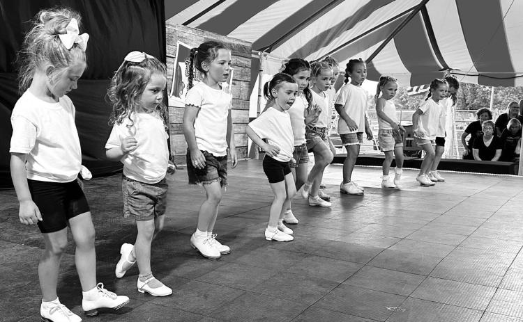 Clogging for the crowd ...