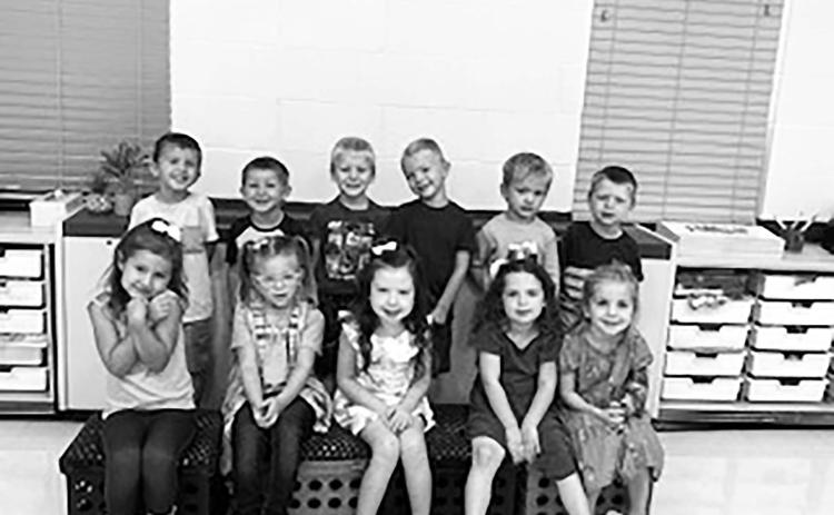FRONT (L-R): Nienke Fourie, Azalea Grage, Bexley Dupris, Kinzlee Martin, Elsie Maher; BACK: Bryson Long, Brady Biegler, Andrew Zeug, Cash Jones, Reed Winterberg, Trevor Aberle.