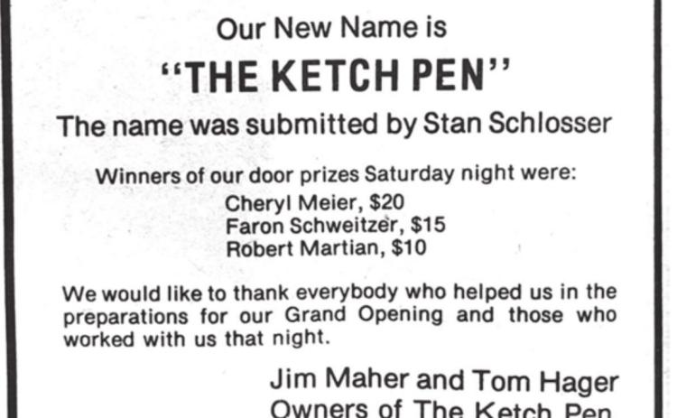 Ad from Timber Lake Topic, May 27, 1982