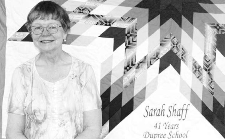 Sarah Shaff is retiring after 41 years of teaching in the Dupree Elementary School.