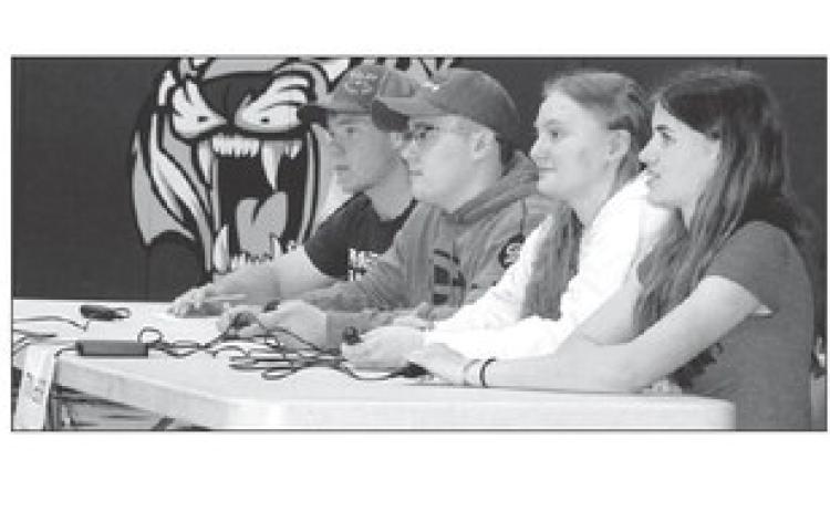 Timber Lake’s Junior Quiz Bowl Team. (L-R) Treyton DuPreez, Gabe Keller, Jordan Jones, and Meredith Maciejewski.